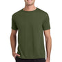 Jerzees Mens Dri-Power Moisture Wicking Short Sleeve Crewneck T-Shirt - Military Green