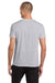 Jerzees 21M/21MR Mens Dri-Power Moisture Wicking Short Sleeve Crewneck T-Shirt Silver Grey Model Back