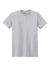Jerzees 21M/21MR Mens Dri-Power Moisture Wicking Short Sleeve Crewneck T-Shirt Silver Grey Flat Front