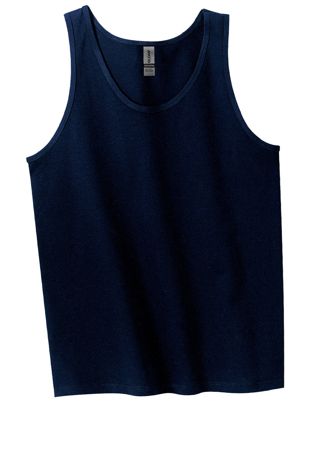 Gildan 2200 Mens Ultra Tank Top Navy Blue Flat Front