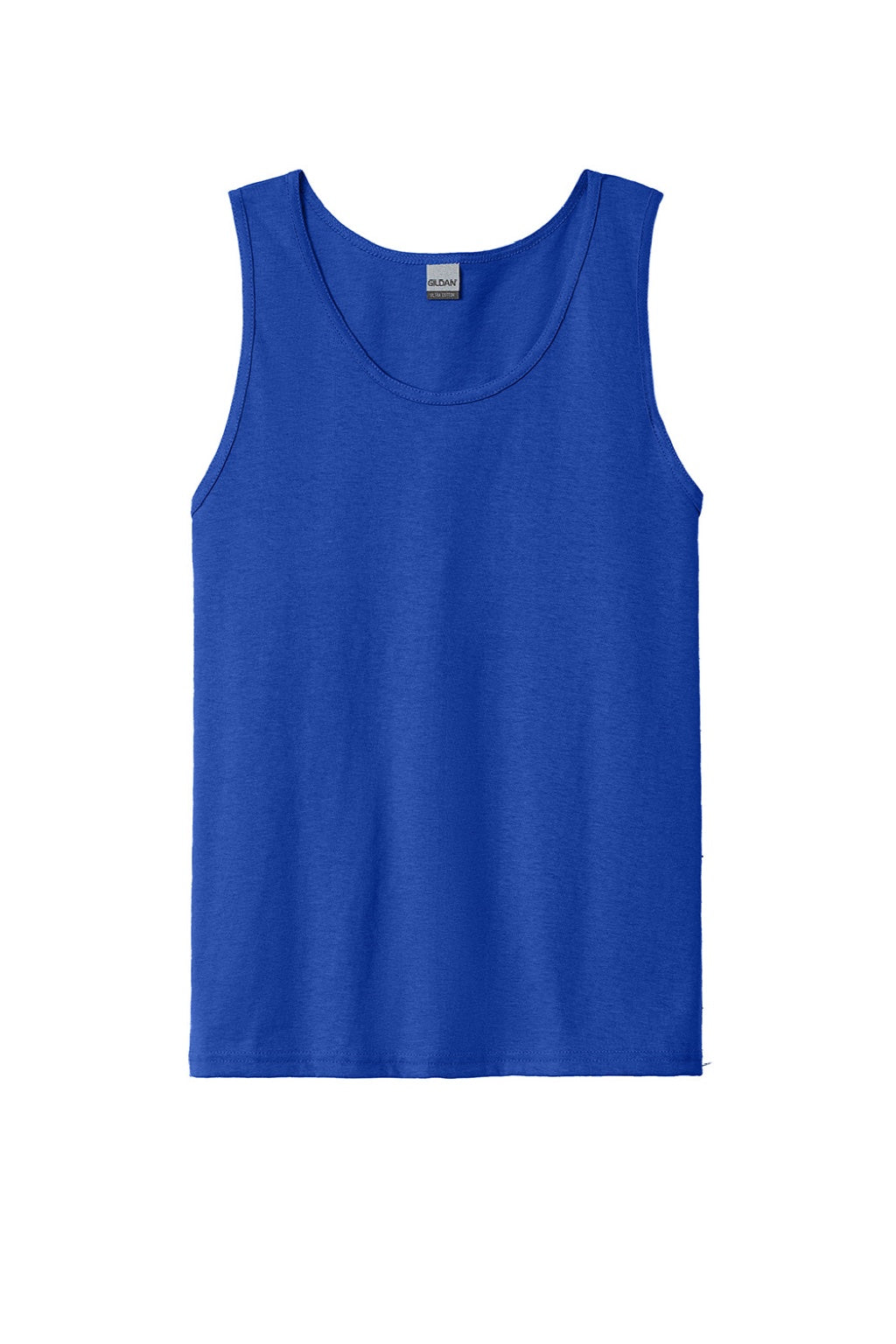 Gildan 2200 Mens Ultra Tank Top Royal Blue Flat Front