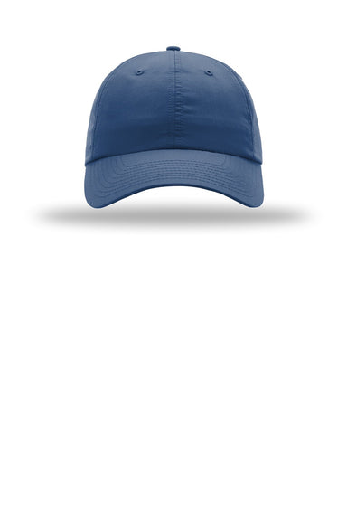 Richardson Hats 220 Mens Relaxed Moisture Wicking Lite Adjustable Hat Light Blue Flat Front
