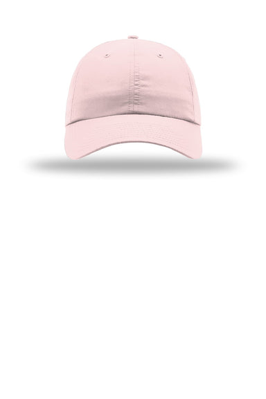 Richardson Hats 220 Mens Relaxed Moisture Wicking Lite Adjustable Hat Soft Pink Flat Front