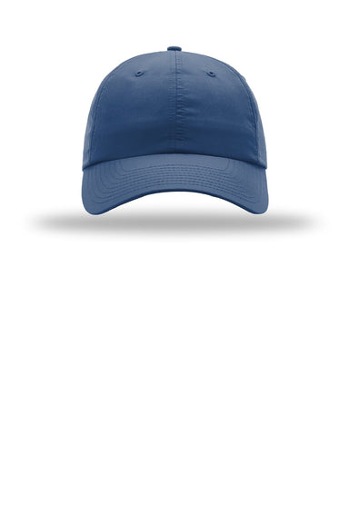 Richardson Hats 225 Mens Casual Moisture Wicking Adjustable Hat Light Blue Flat Front