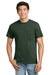 Gildan 2300 Mens Ultra Short Sleeve Crewneck T-Shirt w/ Pocket Forest Green Model Front