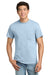 Gildan 2300 Mens Ultra Short Sleeve Crewneck T-Shirt w/ Pocket Light Blue Model Front