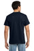 Gildan 2300 Mens Ultra Short Sleeve Crewneck T-Shirt w/ Pocket Navy Blue Model Back