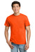 Gildan 2300 Mens Ultra Short Sleeve Crewneck T-Shirt w/ Pocket Safety Orange Model Front
