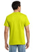 Gildan 2300 Mens Ultra Short Sleeve Crewneck T-Shirt w/ Pocket Safety Green Model Back