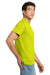 Gildan 2300 Mens Ultra Short Sleeve Crewneck T-Shirt w/ Pocket Safety Green Model Side