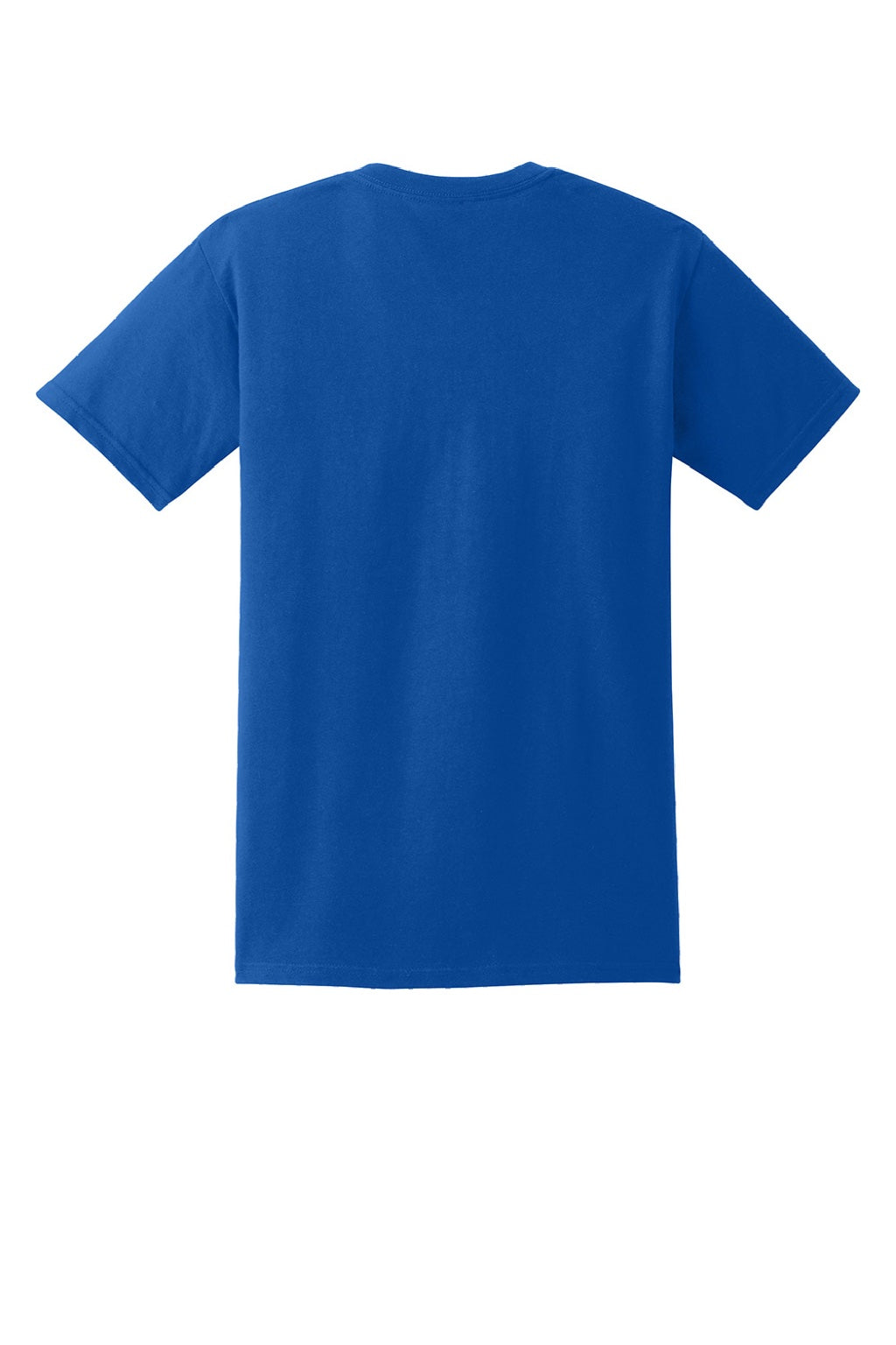 Gildan 2300 Mens Ultra Short Sleeve Crewneck T-Shirt w/ Pocket Royal Blue Flat Back