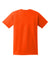 Gildan 2300 Mens Ultra Short Sleeve Crewneck T-Shirt w/ Pocket Safety Orange Flat Back