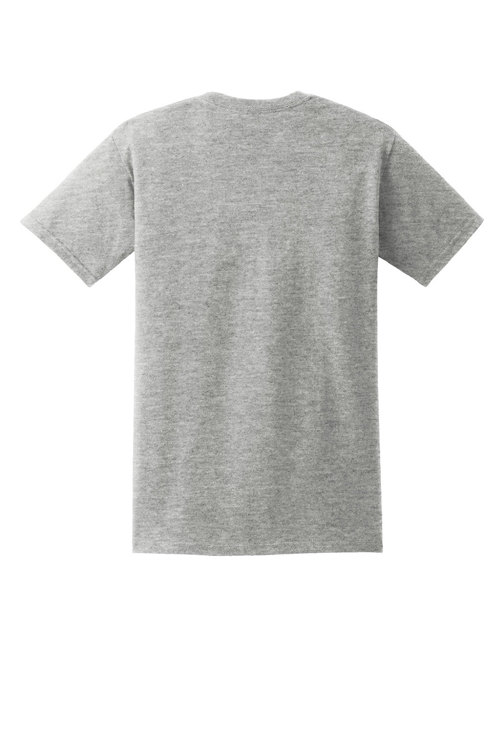 Gildan 2300 Mens Ultra Short Sleeve Crewneck T-Shirt w/ Pocket Sport Grey Flat Back
