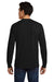 Gildan 2410 Mens Ultra Long Sleeve Crewneck T-Shirt w/ Pocket Black Model Back
