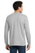 Gildan 2410 Mens Ultra Long Sleeve Crewneck T-Shirt w/ Pocket Sport Grey Model Back