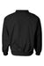 Augusta Sportswear 3415 Mens Water Resistant Windshirt Jacket Black Flat Back