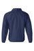 Augusta Sportswear 3100 Mens Water Resistant Snap Down Coaches Jacket Navy Blue Flat Back