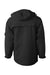 Weatherproof 6086 Mens 3-in-1 Systems Full Zip Hooded Jacket Black Flat Back
