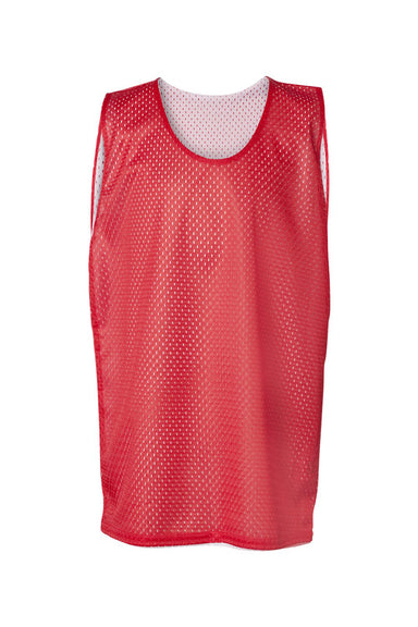 Badger 2529 Youth Pro Mesh Reversible Tank Top Red/White Flat Front