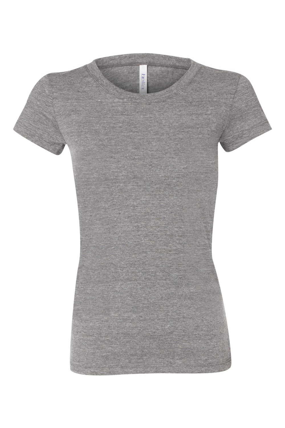 Bella + Canvas BC8413/B8413/8413 Womens Short Sleeve Crewneck T-Shirt Grey Flat Front