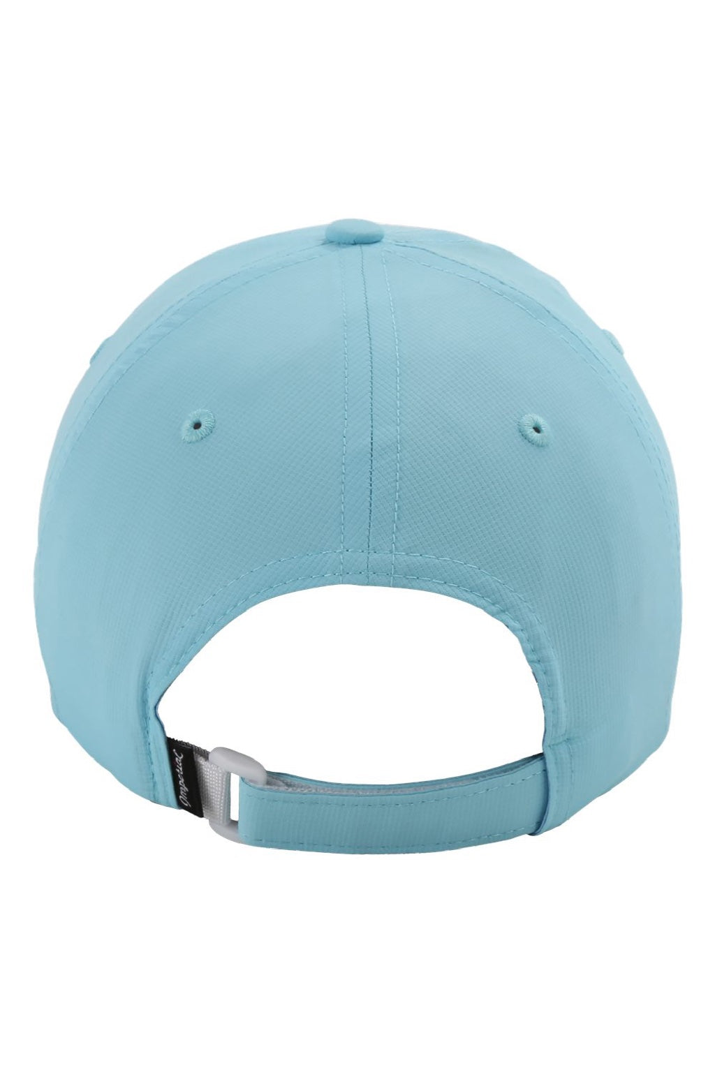 Imperial Hats X210P Mens The Original Performance Moisture Wicking Adjustable Hat Light Blue Flat Back