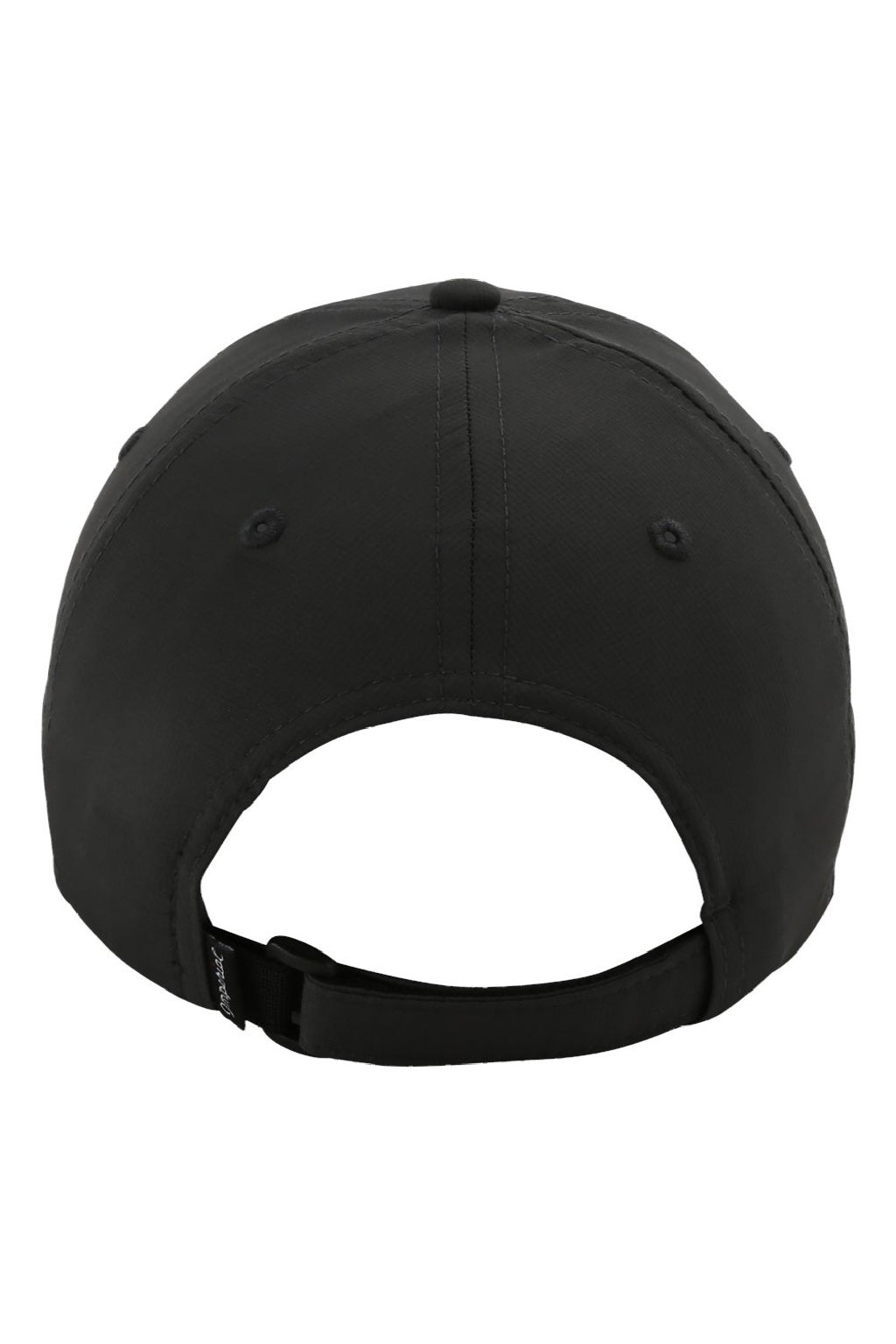 Imperial Hats X210P Mens The Original Performance Moisture Wicking Adjustable Hat Dark Grey Flat Back