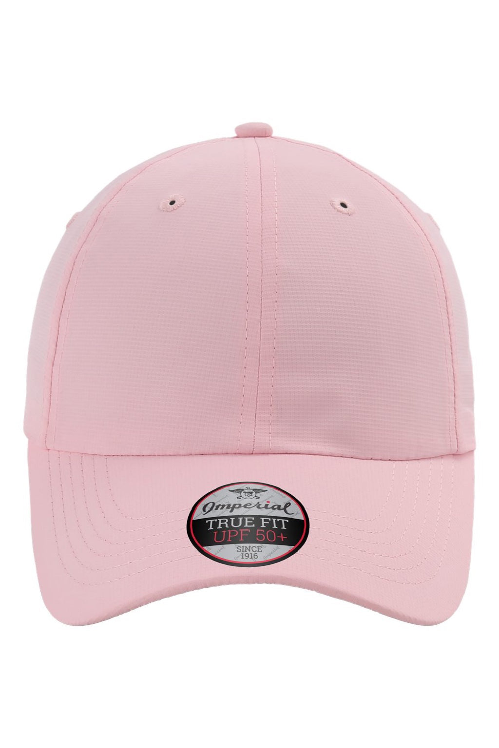 Imperial Hats X210P Mens The Original Performance Moisture Wicking Adjustable Hat Light Pink Flat Front