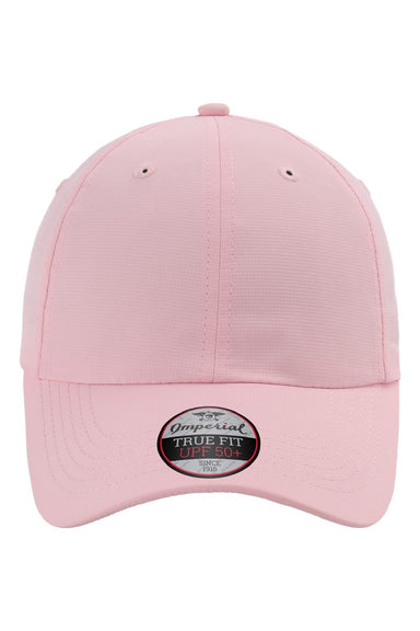 Imperial Hats X210P Mens The Original Performance Moisture Wicking Adjustable Hat Light Pink Flat Front