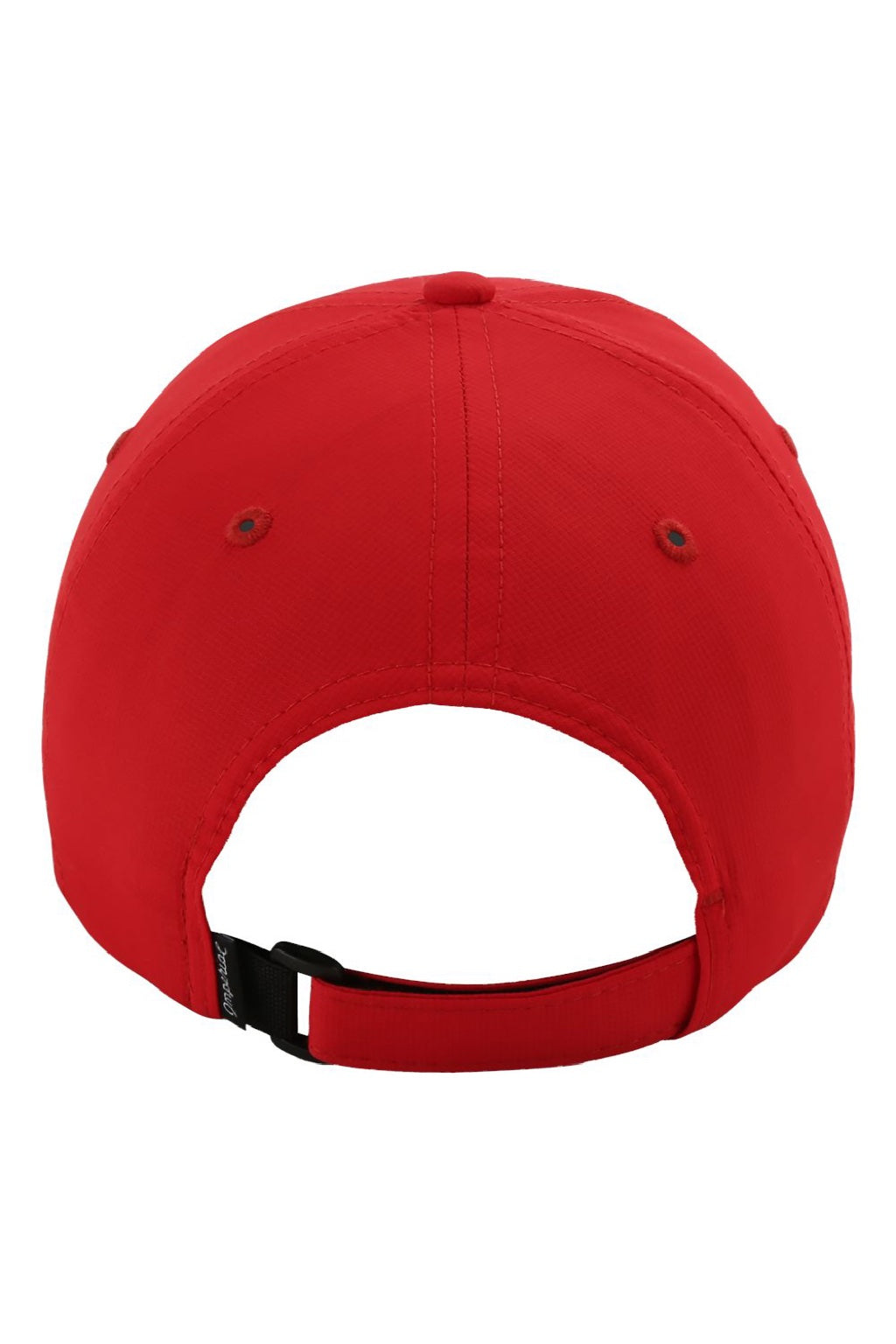 Imperial Hats X210P Mens The Original Performance Moisture Wicking Adjustable Hat Red Pepper Flat Back