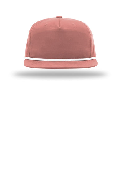Richardson Hats 256 Mens Umpqua UPF 50+ Snapback Hat Dusty Red/White Flat Front