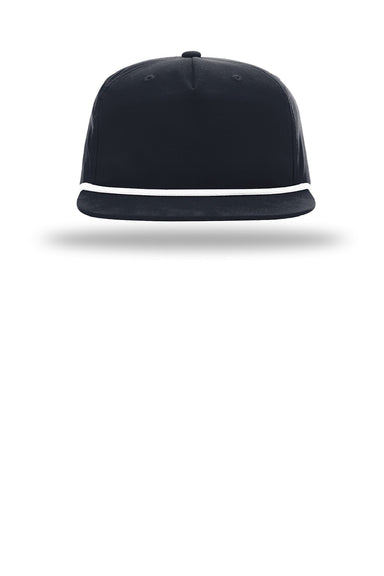 Richardson Hats 256 Mens Umpqua UPF 50+ Snapback Hat Midnight Navy Blue/White Flat Front