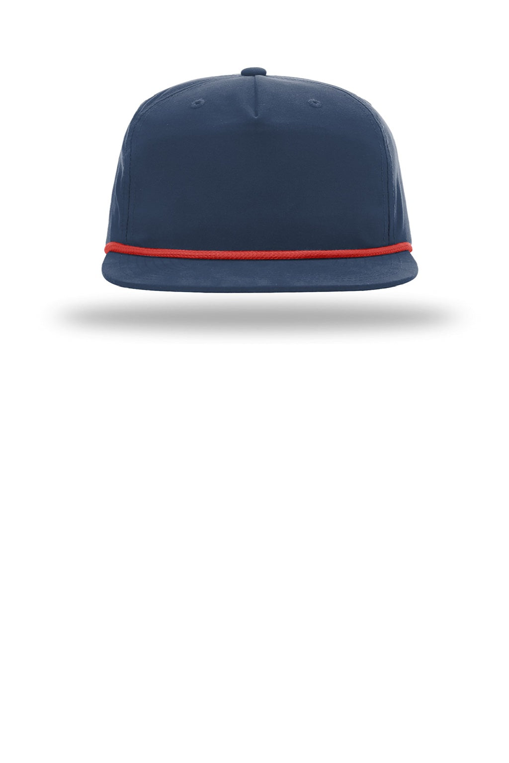 Richardson Hats 256 Mens Umpqua UPF 50+ Snapback Hat Navy Blue/Red Flat Front