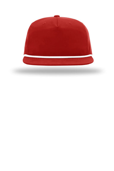Richardson Hats 256 Mens Umpqua UPF 50+ Snapback Hat Red/White Flat Front