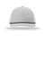 Richardson Hats 258 Mens Moisture Wicking Classic Rope Snapback Hat Light Grey/Black Flat Front