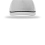 Richardson Hats Mens Moisture Wicking Classic Rope Snapback Hat - Light Grey/Black