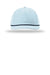 Richardson Hats 258 Mens Moisture Wicking Classic Rope Snapback Hat Soft Blue/Navy Blue Flat Front