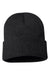 Sportsman Hats SP12 Unisex Solid Cuffed Beanie Heather Charcoal Grey Flat Front