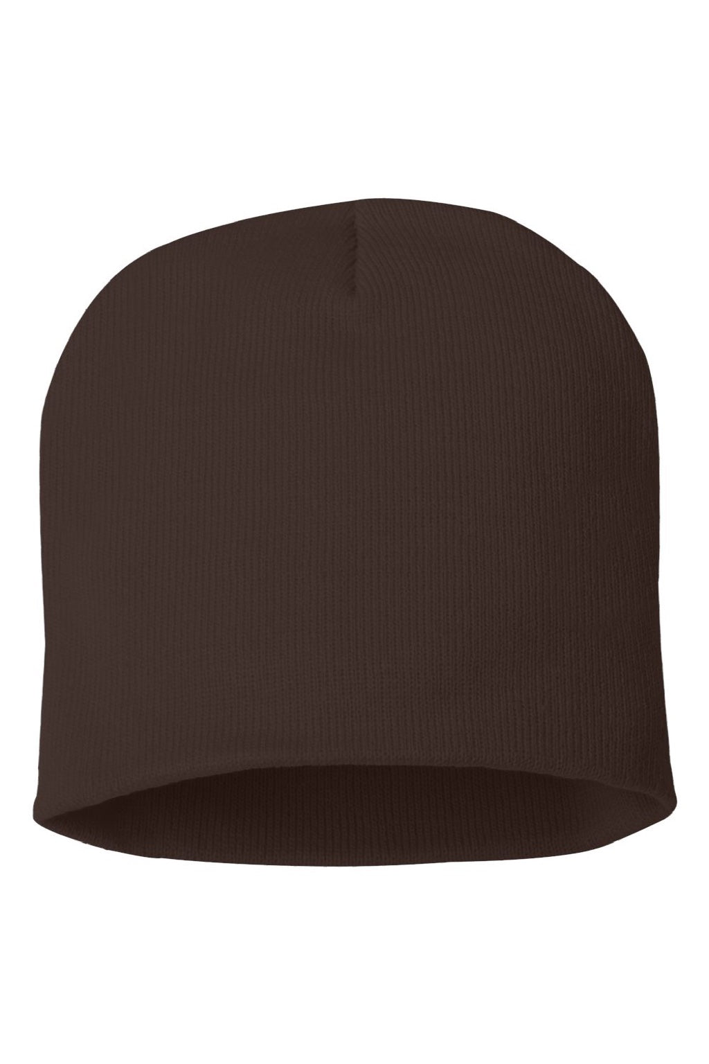 Sportsman Hats SP08 Unisex Beanie Brown Flat Front