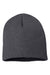 Sportsman Hats SP08 Unisex Beanie Heather Charcoal Grey Flat Front