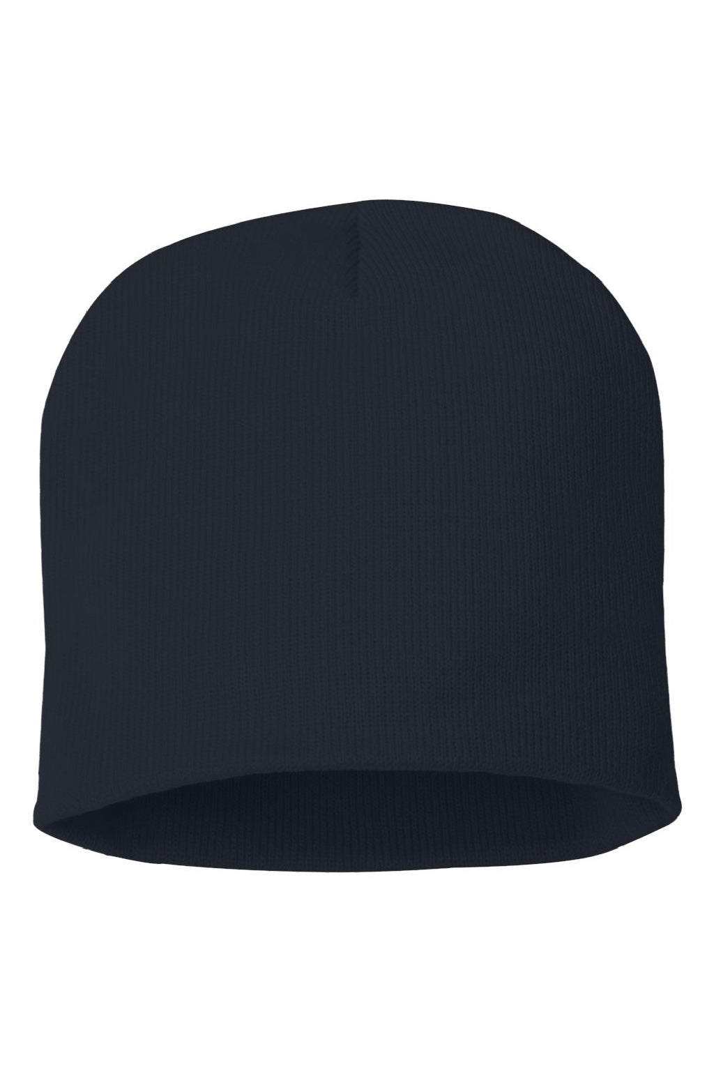 Sportsman Hats SP08 Unisex Beanie Navy Blue Flat Front