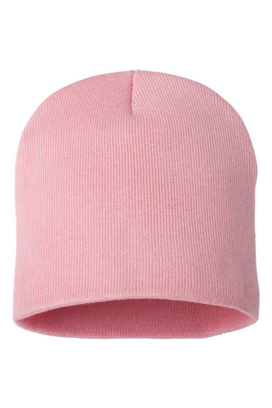 Sportsman Hats SP08 Unisex Beanie Pink Flat Front