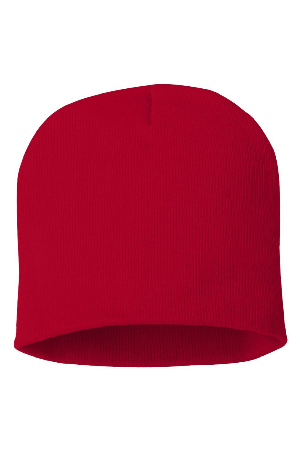 Sportsman Hats SP08 Unisex Beanie Red Flat Front