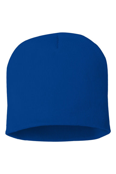 Sportsman Hats SP08 Unisex Beanie Royal Blue Flat Front