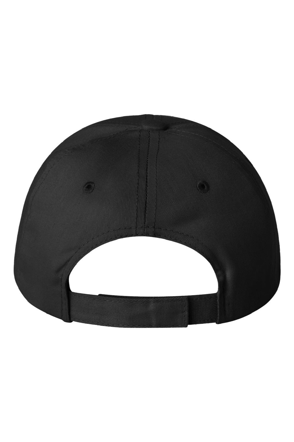 Sportsman Hats 2260 Mens Twill Adjustable Hat Black Flat Back