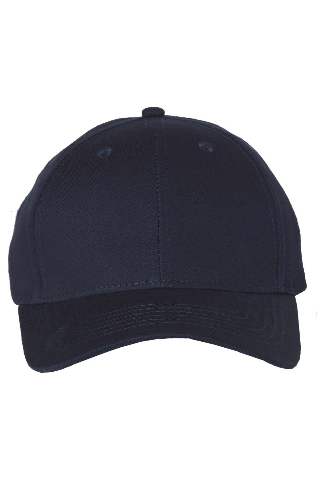 Sportsman Hats 2260 Mens Twill Adjustable Hat Navy Blue Flat Front