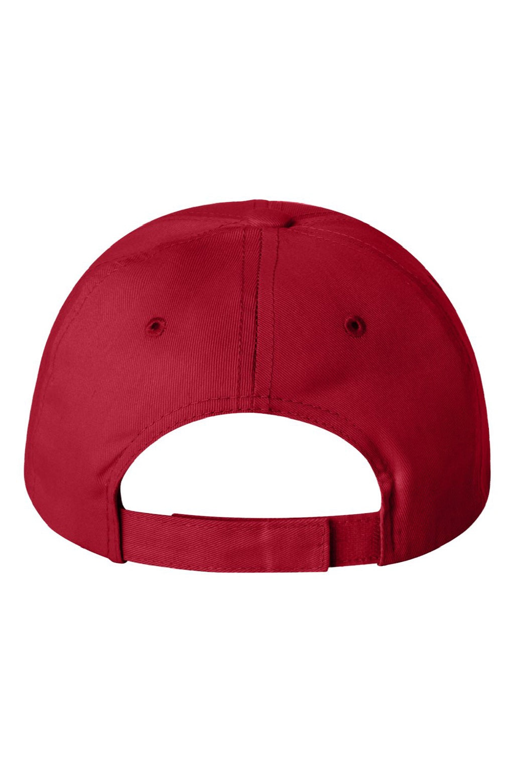 Sportsman Hats 2260 Mens Twill Adjustable Hat Red Flat Back