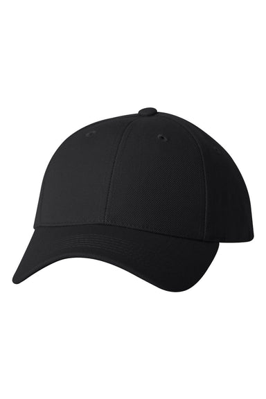 Sportsman 2220 Mens Wool Blend Hat Black Flat Front