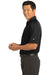 Nike 266998 Mens Tech Sport Dri-Fit Moisture Wicking Short Sleeve Polo Shirt Black Model Side