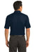 Nike 266998 Mens Tech Sport Dri-Fit Moisture Wicking Short Sleeve Polo Shirt Navy Blue Model Back