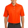 Nike Mens Tech Sport Dri-Fit Moisture Wicking Short Sleeve Polo Shirt - Solar Orange